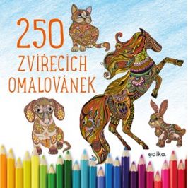250 zvířecích omalovánek |